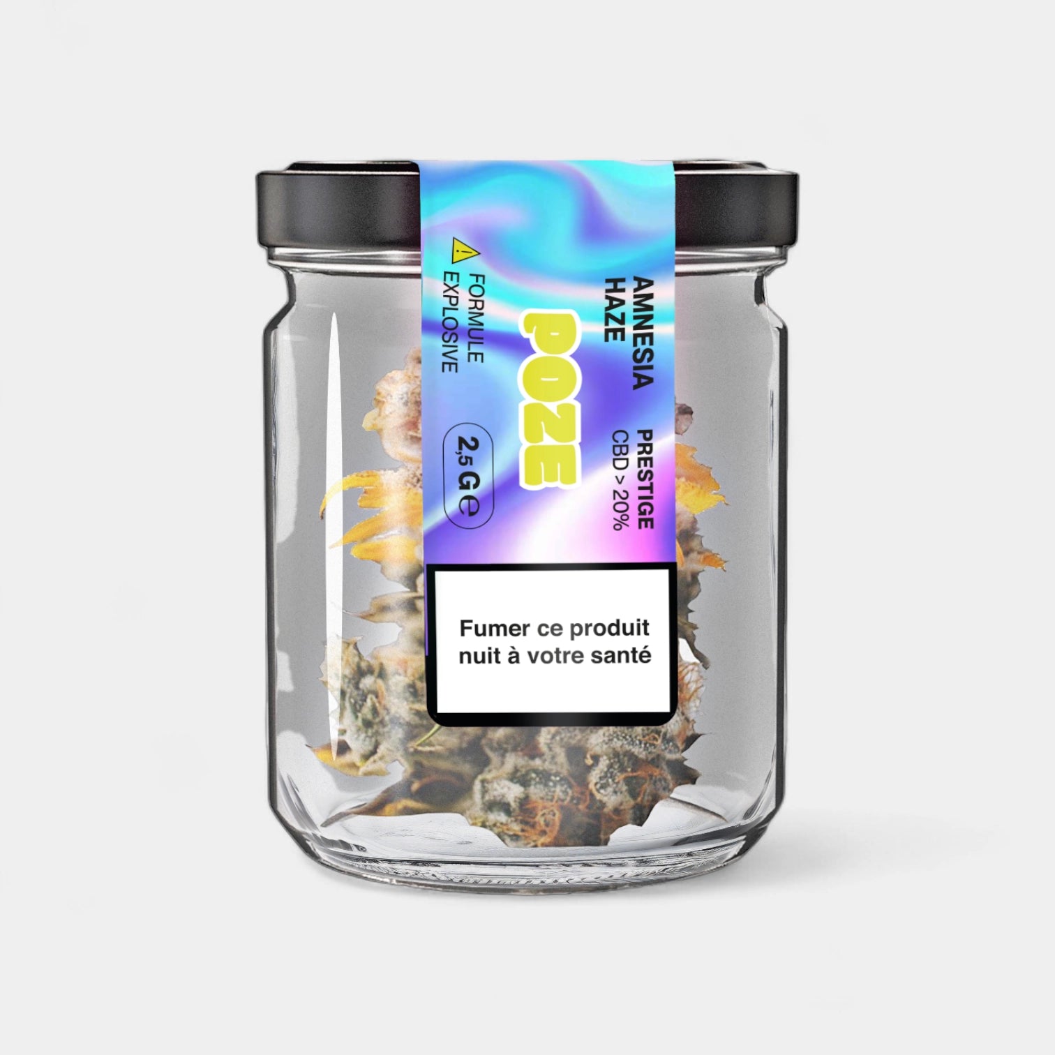 POZE en pot - Fleur Amnesia Haze EXPLOSIVE 2,5gr