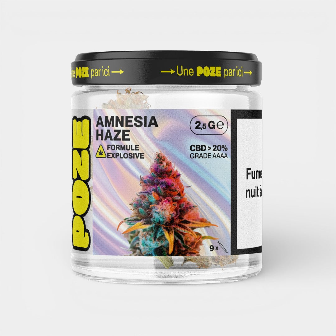 POZE en pot - Fleur Amnesia Haze EXPLOSIVE (2,5g)